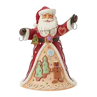 Jim Shore Heartwood Creek Santa With Gingerbread Garland Figurine, 9.25" for only USD 87.99 | Hallmark