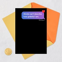Struggling to Express Myself Without GIFs Funny Thank You Card for only USD 3.99 | Hallmark