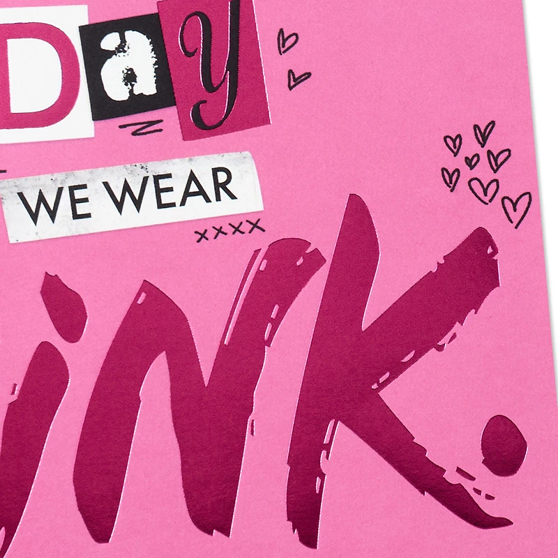 Mean Girls Wear Pink Burn Book Funny Pop-Up Valentine's Day Card for only USD 5.99 | Hallmark