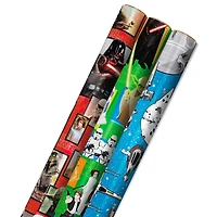 Star Wars™ 3-Pack Wrapping Paper Roll Bundle, 60 sq. ft. total for only USD 16.99 | Hallmark