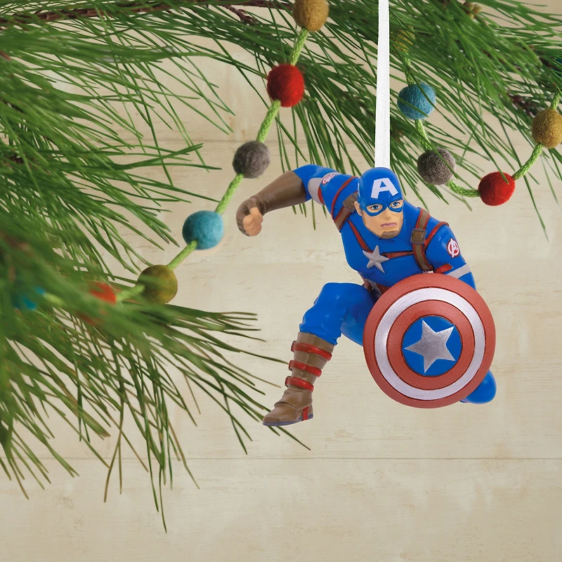 Marvel Avengers Captain America Hallmark Ornament for only USD 9.99 | Hallmark