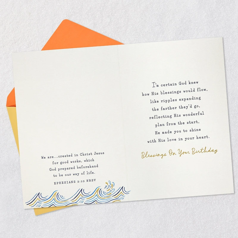 God's Great Idea Religious Birthday Card for only USD 4.99 | Hallmark