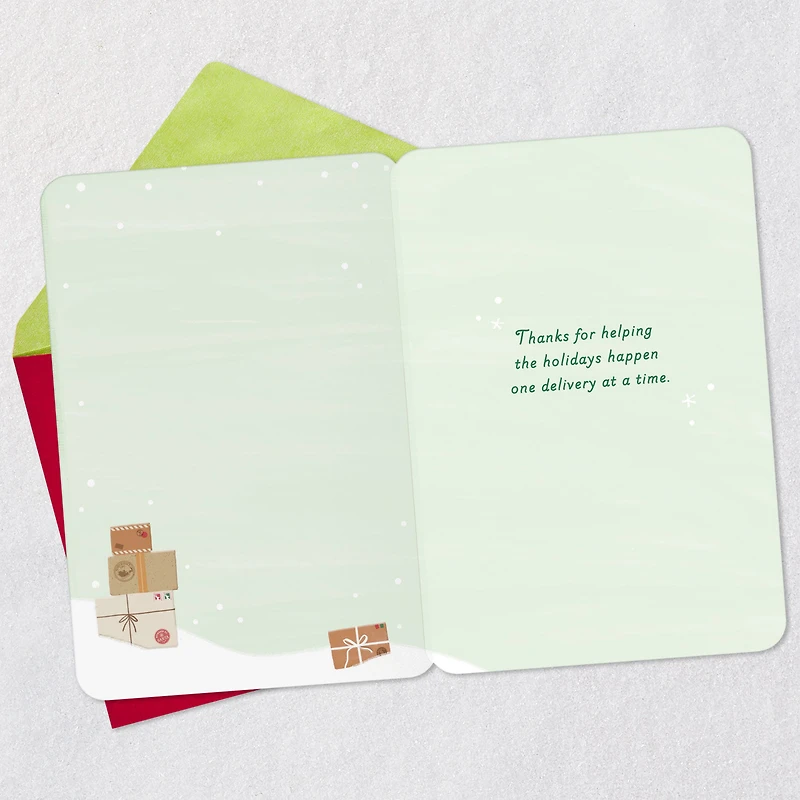 Special Delivery Christmas Thank-You Card for Mail Carrier for only USD 2.99 | Hallmark