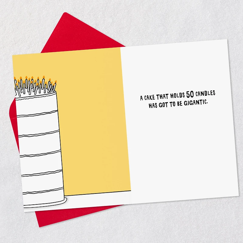 The Bright Side of Turning 50 Funny 50th Birthday Card for only USD 4.49 | Hallmark