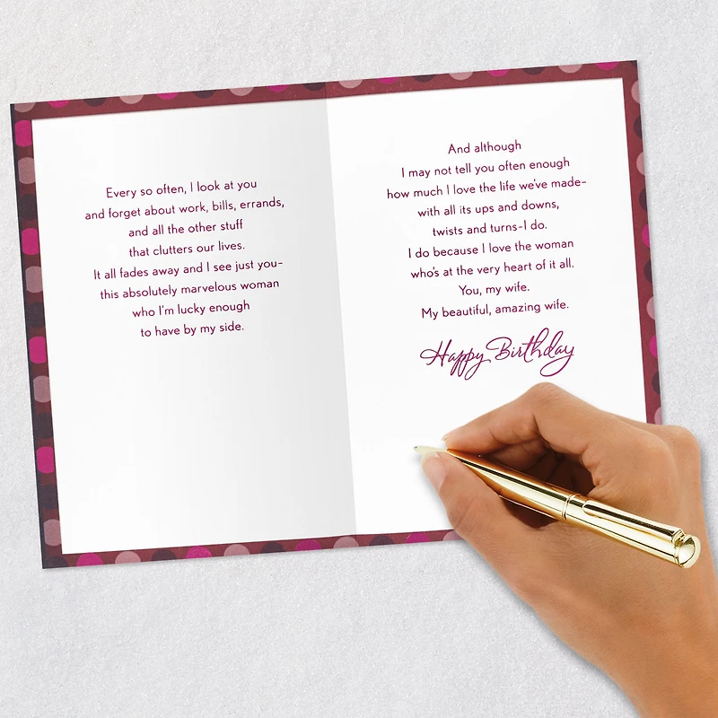 For My Beautiful, Amazing Wife Birthday Card for only USD 5.99 | Hallmark