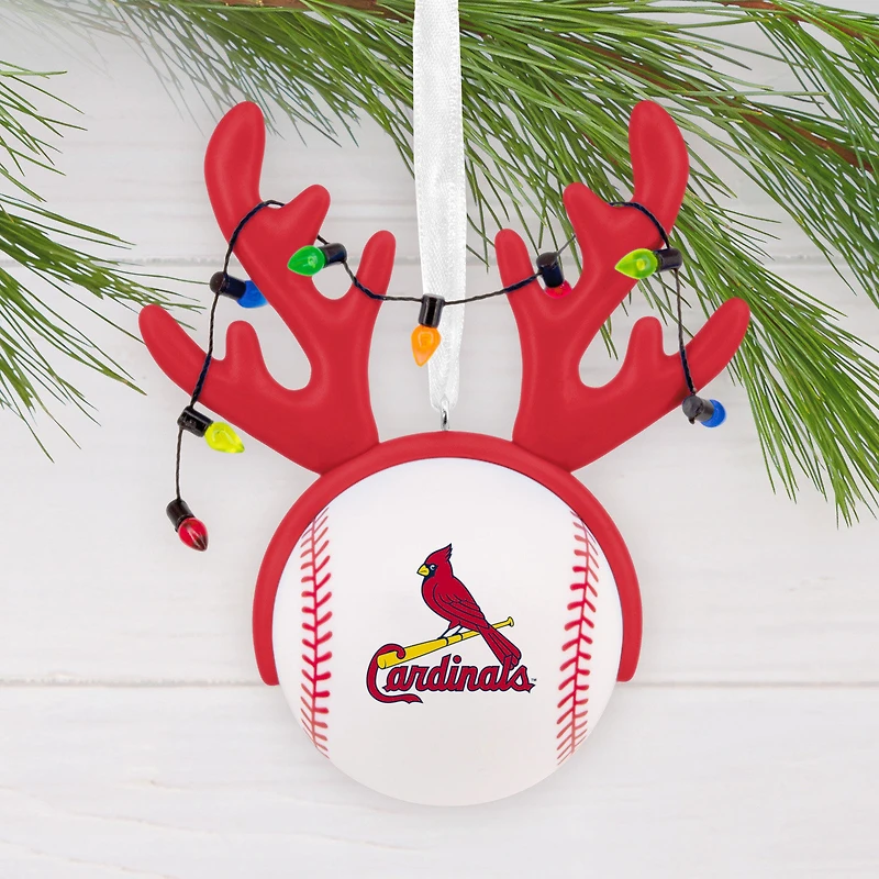MLB St. Louis Cardinals™ Reindeer Baseball Hallmark Ornament for only USD 12.99 | Hallmark