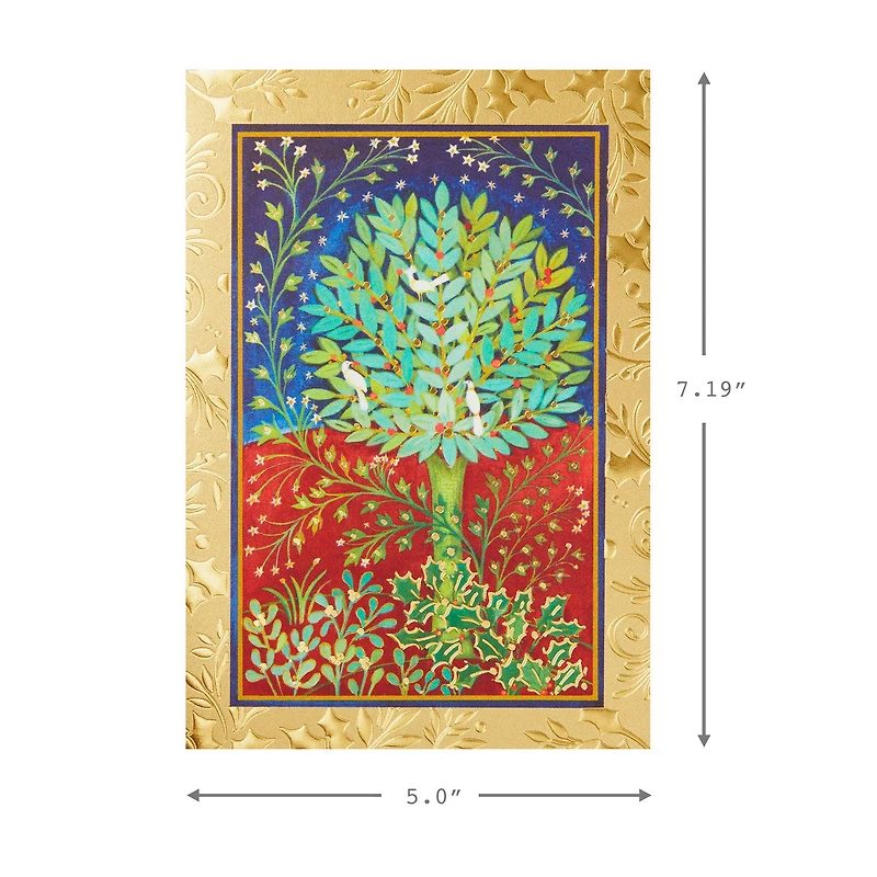 UNICEF Peaceful Holly Tree Boxed Christmas Cards, Pack of 20 for only USD 20.50 | Hallmark