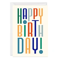 Modern Artsy Lettering Custom Birthday Card for only USD 4.99 | Hallmark