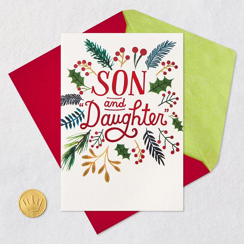 A Time for Counting Blessings Christmas Card for Son and Daughter-in-Law for only USD 5.59 | Hallmark