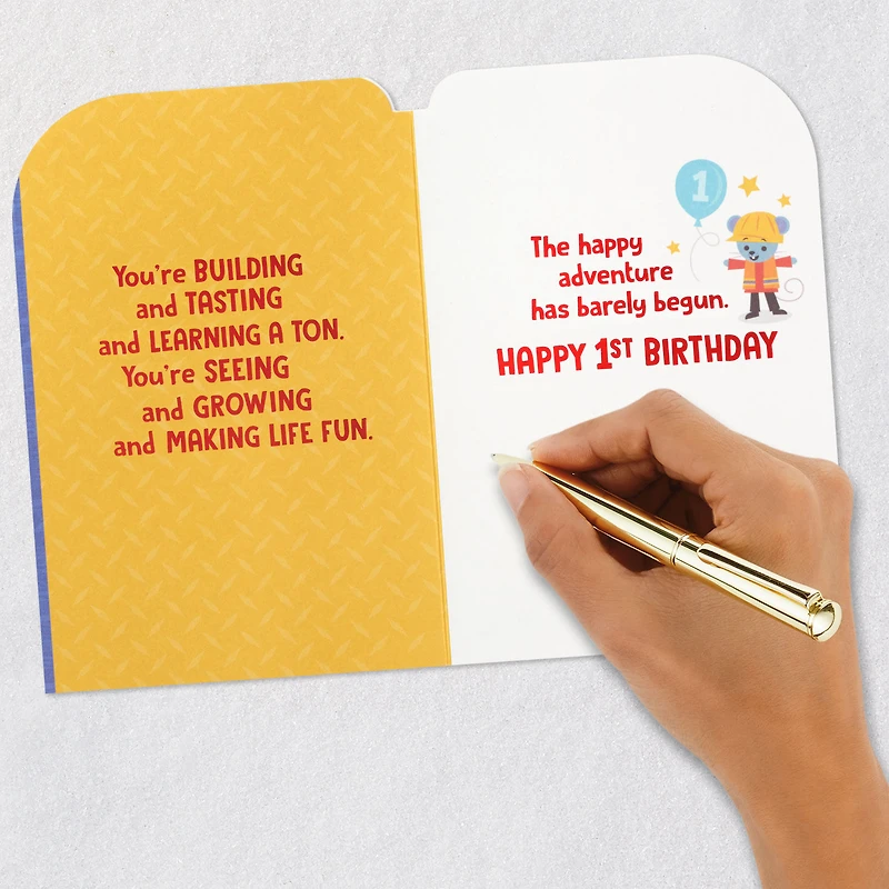 Construction Cake First Birthday Card for Boy for only USD 2.99 | Hallmark