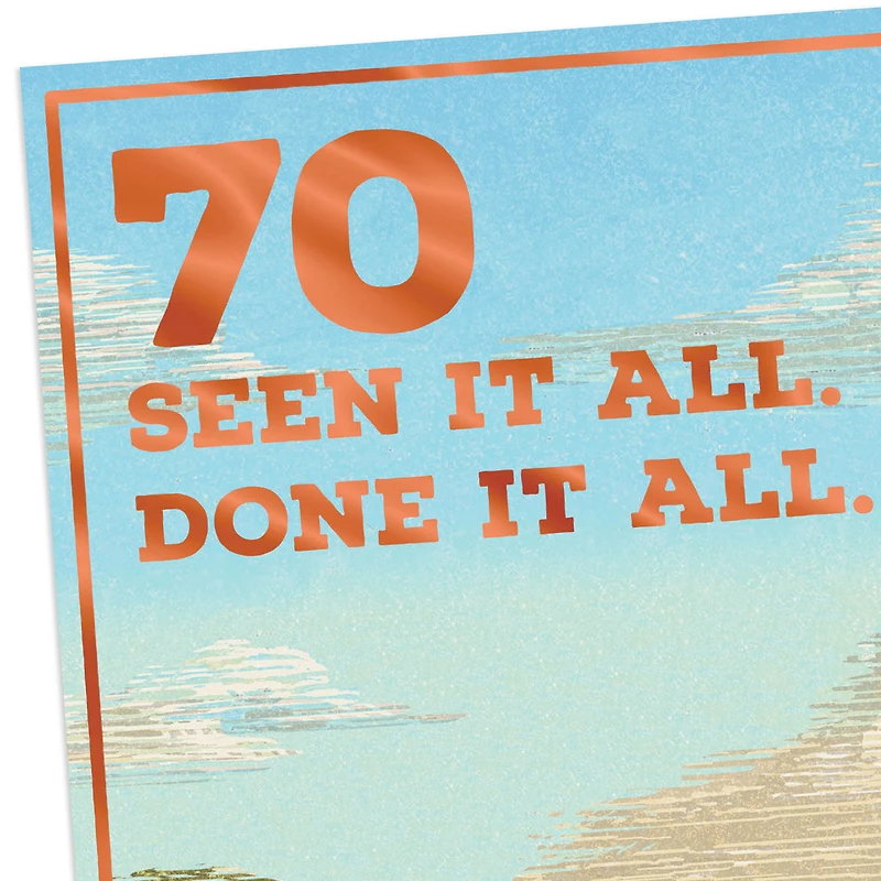 Seen It All Done It All Funny 70th Birthday Card for only USD 4.49 | Hallmark