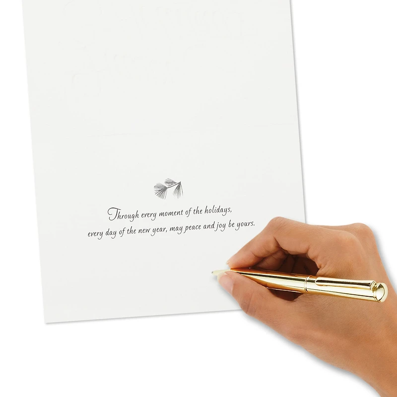 Happy Holidays With Pine Greenery Boxed Holiday Cards, Pack of 40 for only USD 15.49 | Hallmark