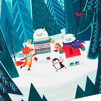 UNICEF Yeti and Friends Ice Skating Boxed Christmas Cards, Pack of 12 for only USD 12.50 | Hallmark