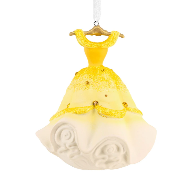 Disney Princess Belle's Gown Ceramic Hallmark Ornament for only USD 28.99 | Hallmark