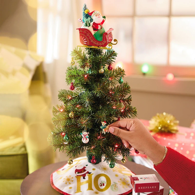 Mini Nostalgic Holiday Tree Skirt, 12" for only USD 20.99 | Hallmark