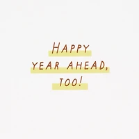 Happy Birthday and Happy Year Ahead Birthday Card for only USD 4.99 | Hallmark