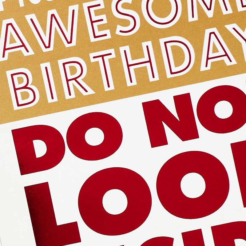 Do Not Look Funny Birthday Card with Mini Cards for only USD 5.59 | Hallmark