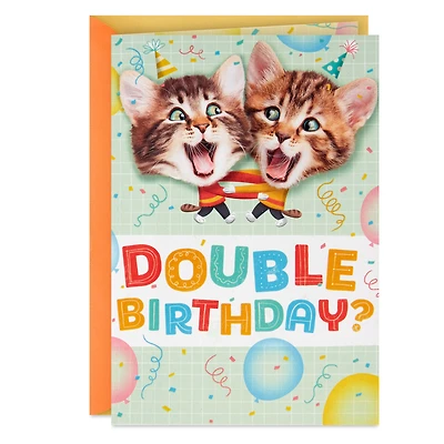 Kittens Kids Double Birthday for Twins Card for only USD 4.59 | Hallmark
