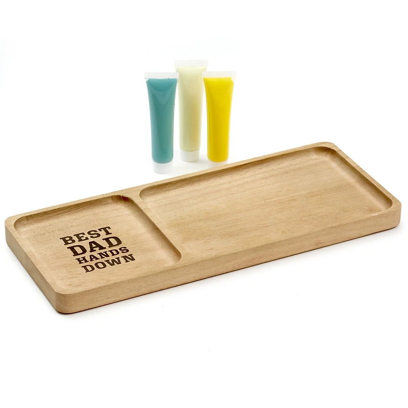 Best Dad Hands Down Trinket Tray Handprint Kit, 12x5 for only USD 28.99 | Hallmark