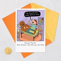 Werewolf's Hairy Situation Funny Halloween Card for only USD 3.69 | Hallmark