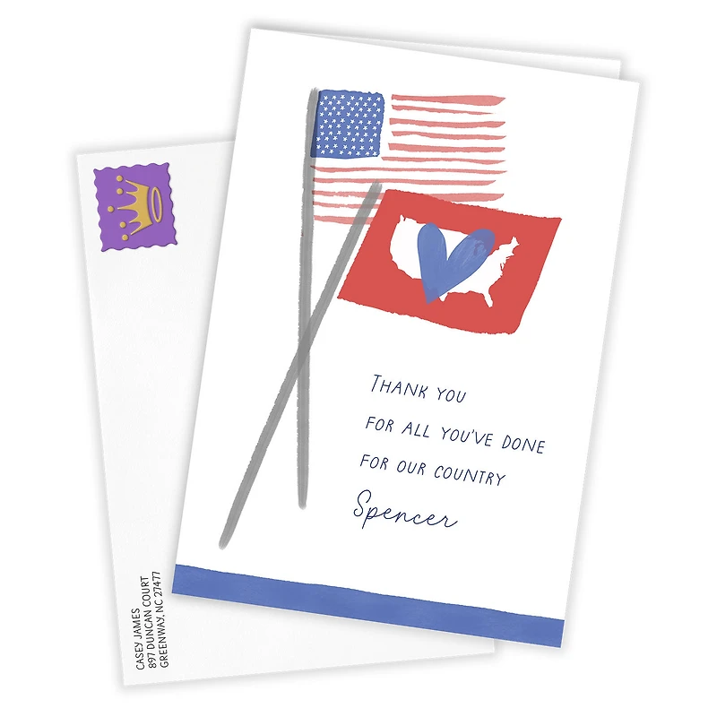 Because of Your Service Custom Military Appreciation Card for only USD 4.99 | Hallmark