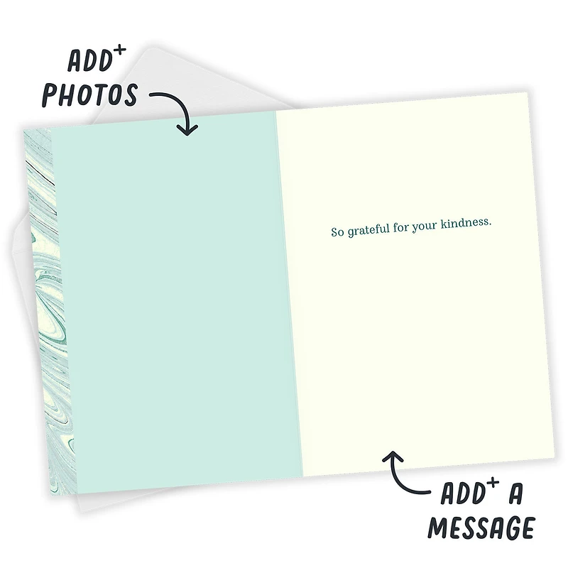 Elegant Ink Swirl Custom Thank You Card for only USD 4.99 | Hallmark