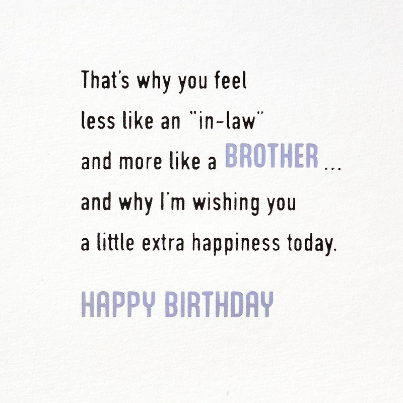 You Bring Something Extra Birthday Card for Brother-in-Law for only USD 7.99 | Hallmark