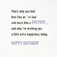 You Bring Something Extra Birthday Card for Brother-in-Law for only USD 7.99 | Hallmark