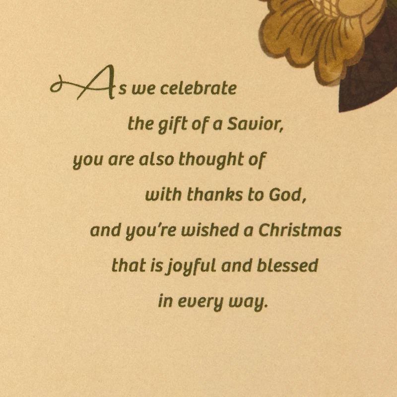 Thinking of You With Thanks to God Religious Christmas Card for only USD 5.99 | Hallmark
