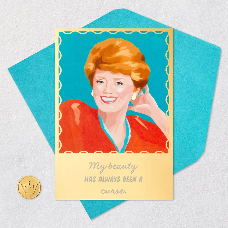 The Golden Girls Blanche My Beauty Is a Curse Funny Birthday Card for only USD 4.49 | Hallmark