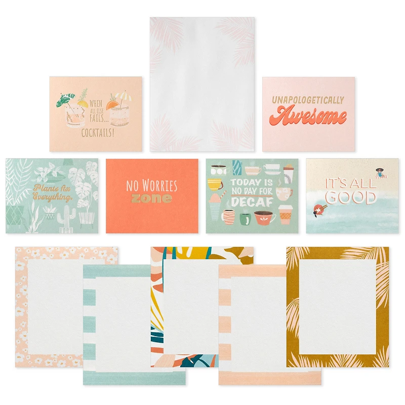 Tropical Garden Memo Cube With Note Pads and Note Cards for only USD 17.99 | Hallmark