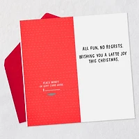 A Latte Joy Funny Money Holder Christmas Card for only USD 2.99 | Hallmark