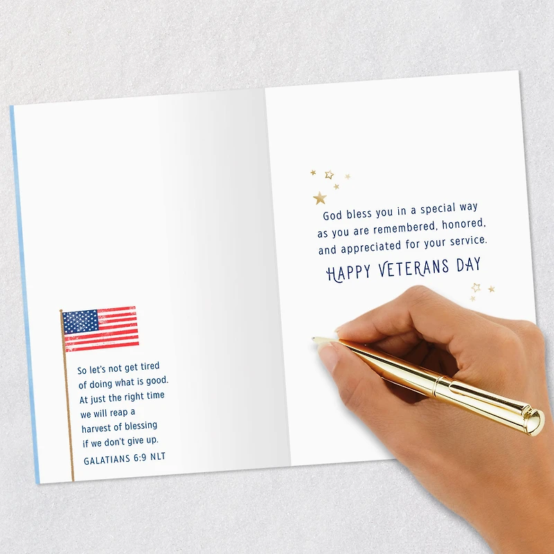 God Bless You in a Special Way Religious Veterans Day Card for only USD 2.99 | Hallmark