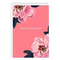Pink Peonies Custom Birthday Card for only USD 4.99 | Hallmark