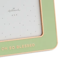 Oh So Blessed Green Enamel Picture Frame, 4x4 for only USD 22.99 | Hallmark