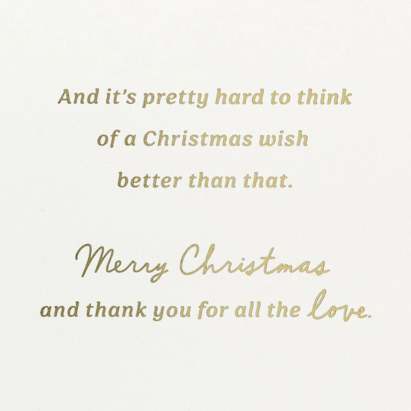 You're the Best Wish Christmas Card for Mom and Dad for only USD 6.99 | Hallmark