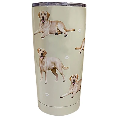E&S Pets Yellow Labrador Stainless Steel Tumbler, 20 oz. for only USD 24.99 | Hallmark