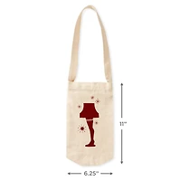 11" A Christmas Story™ Leg Lamp Canvas Fabric Wine Gift Tote for only USD 6.99 | Hallmark