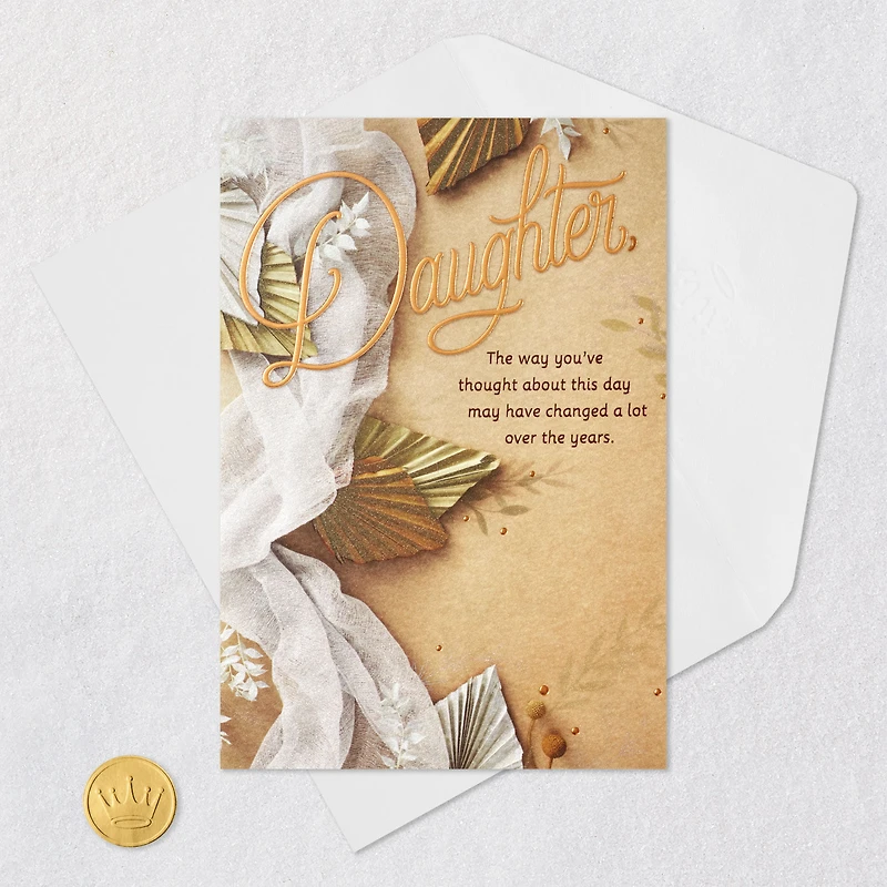 I Hope It's All You Dreamed Of and More Wedding Card for Daughter for only USD 6.59 | Hallmark