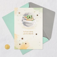 Star Wars: The Mandalorian™ Grogu™ The Force Is Strong New Baby Card for only USD 5.99 | Hallmark