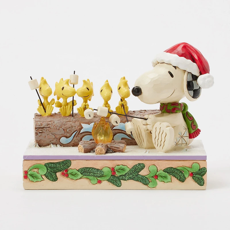 Jim Shore Peanuts Snoopy and Friends Light-Up Campfire Figurine, 5" for only USD 69.99 | Hallmark