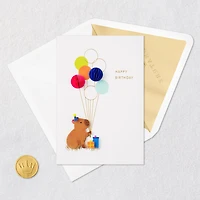 Capybara with Balloons Birthday Card for Kids for only USD 8.59 | Hallmark