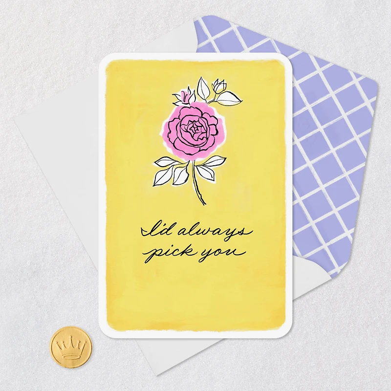 I'd Always Pick You Love Card for only USD 2.99 | Hallmark