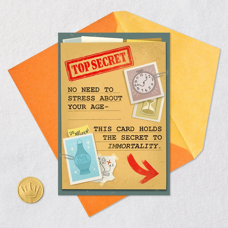 Top Secret Folder Funny Birthday Card for only USD 2.99 | Hallmark