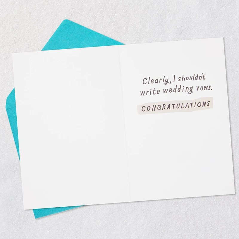 Love, Dreams and Toilet Paper Funny Wedding Card for only USD 4.49 | Hallmark
