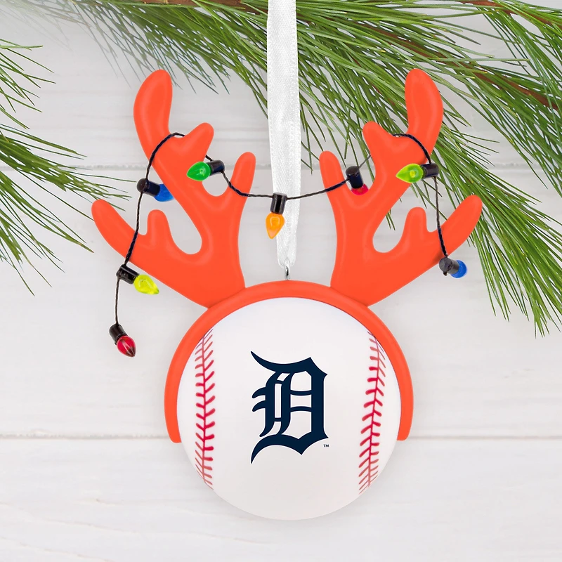 MLB Detroit Tigers™ Reindeer Baseball Hallmark Ornament for only USD 12.99 | Hallmark