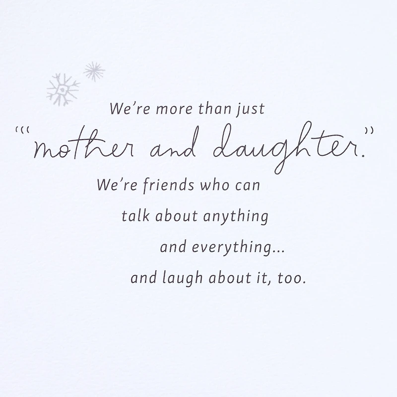 I Love That We're Close Christmas Card for Mom From Daughter for only USD 5.99 | Hallmark