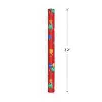 Balloon Bouquets on Red Birthday Wrapping Paper Roll, 20 sq. ft. for only USD 4.99 | Hallmark