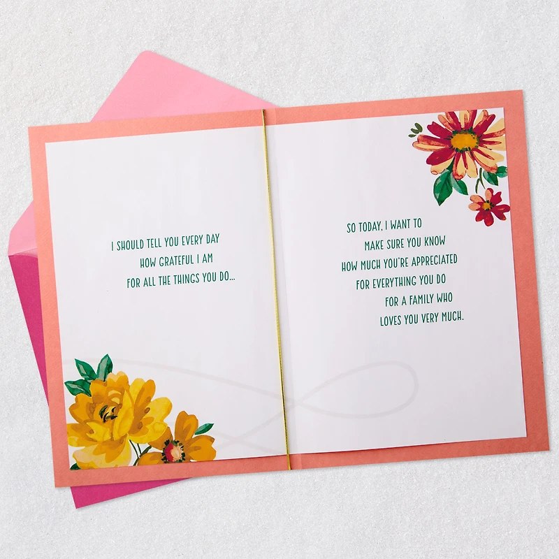 The Things You Do Floral Mother's Day Card for only USD 6.59 | Hallmark