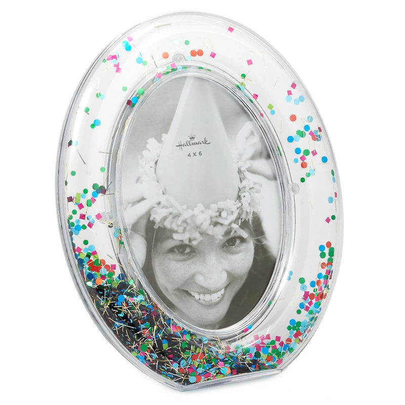 Oval Confetti-Filled Picture Frame, 4x6 for only USD 28.99 | Hallmark